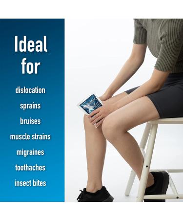 Disposable Ice Cold Packs - 25 Pack (4x 5.5) for Pain Relief, Swelling, and Inflammation - Ideal for Athletes and Outdoor Activities - Buy Online on GoSupps.com