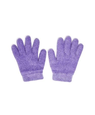 NatraCure Moisturizing Gel Gloves - (for Dry, Cracked Skin, Aging Hands, Cuticles, Eczema, After Hand Washing, Instead of Overnight Sleeping Gloves, Lotion, Cream) - Color: Lavender