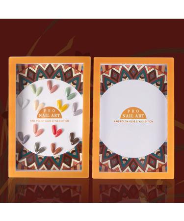 Nail Color Display Book - Self-Adhesive Gel Color Board with Magnetic Closure for Salon Nail Art - DIY Polish Showcase - Buy Online on GoSupps.com