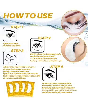 Hydrogel Eye Gel Pads - 50 Pairs for Lash Extensions | MAQIHAN | Essential Under Eye Patches for Makeup Artists & Beauty Professionals - Buy Online on GoSupps.com
