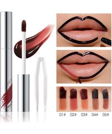 Lip coloring peel-off lip coloring waterproof peel-off lip liner cosmetics for girls women wives girlfriends mothers partners - Buy Online on GoSupps.com