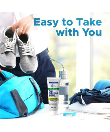 Globe Pain Relieving Cream 4% Lidocaine | Maximum Strength Numbing Relief for Muscle Joint Backache & Soreness | Fast Acting Unscented 3oz - Buy Online on GoSupps.com