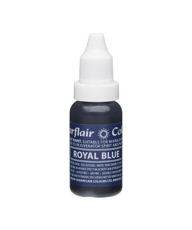 Sugarflair Royal Blue Liquid Food Colouring Droplet For Colouring Royal Icing Sugarpaste Buttercream Sugarpaste Also For Painting & Can Be Used With An Airbrush - 14ml - Buy Online on GoSupps.com