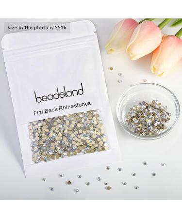 Beadsland 1440 Flat Back Rhinestones - Blue Moon Light SS16 Nail Crystals (3.8-4.0mm) for Nail Art | International Shipping - Buy Online on GoSupps.com