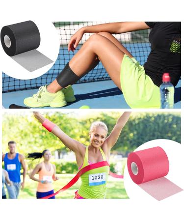 3 Pieces Athletic Pre Wrap Tape for Hair & Sports - 2.75 Inch by 30 Yards (Black Blue) - Buy Online on GoSupps.com