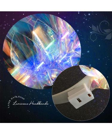 GORTIN LED Light Up Glowing Crown Headband - Luminous Tiara for Nightclub Party Cosplay - Women and Girls Hair Accessory - Buy Online on GoSupps.com