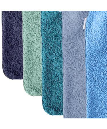 Mimuselina Pack x5 Large Baby Bibs - Waterproof Absorbent & Autonomy Focused - Made in Europe - Buy Online on GoSupps.com