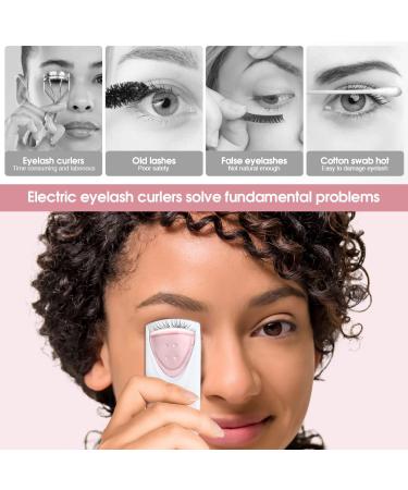 TOUCHBeauty Heated Eyelash Curler TB-2003B - Long-Lasting Curling Tool with Silicone Pad - Pink - Buy Online on GoSupps.com