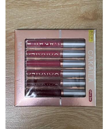 6-Piece Nude Lip Gloss & Matte Lipstick Set | Waterproof Long-Lasting Makeup | Non-Stick Cup Fade-Proof Lip Color - Buy Online on GoSupps.com