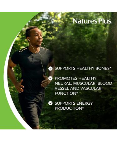 Nature's Plus Source of Life CalMag Supplement - 180 Whole Food Tablets - Buy Online on GoSupps.com