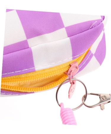Healifty Aunt's Towel Storage Bag Set - Mini Clutch Organizer Pouch for Women | Portable Period Bag with Zipper Closure and Button Tampon Holder - Pu Violet - Buy Online on GoSupps.com