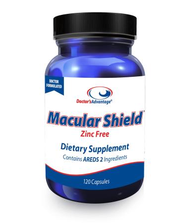 Doctor's Advantage Areds 2 Zinc Free Multivitamin Macular Shield - Areds 2 Formula for Macular Degeneration - Lutein & Zeaxanthin - Comprehensive Eye Health Support - 120 Count