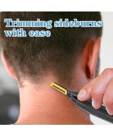 Rechargeable Nose Hair Trimmer for Men - Professional Painless Facial & Ear Hair Trimmer Waterproof Electric Eyebrow Groomer - Easy Cleaning - Buy Online on GoSupps.com