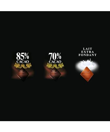 Lindt Excellence Squares Tasting Black 70% Box 176 g - Buy Online on GoSupps.com