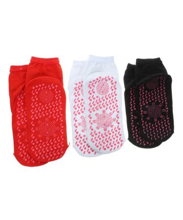 ToddMomy 6 pairs of self -warming socks Self -warming unisex socks -Fuß warmer slippers for women massage padded pantuflas para ni os calf socks cotton on foot