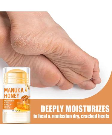 Honey Foot Cream Hand & Heel Cream for Very Dry Hands & Feet (40 ml) Cracked Heel Repair Cream Intensive Moisturising for Cracked Skin for Women & Men - 40g - Buy Online on GoSupps.com
