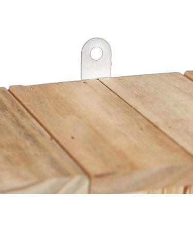 Relaxdays Slanted Bat Box Nesting Habitat | Untreated Solid Wood Shelter | 34x22.5x13 cm | Natural - Buy Online on GoSupps.com