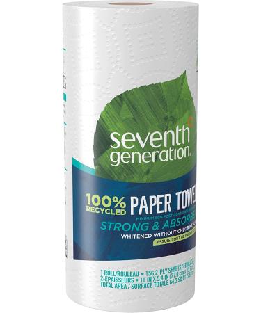 Seventh Generation 100% Recycled Paper Towels, 2-Ply, 24 Rolls - Eco-Friendly & Sustainable - Buy Online on GoSupps.com