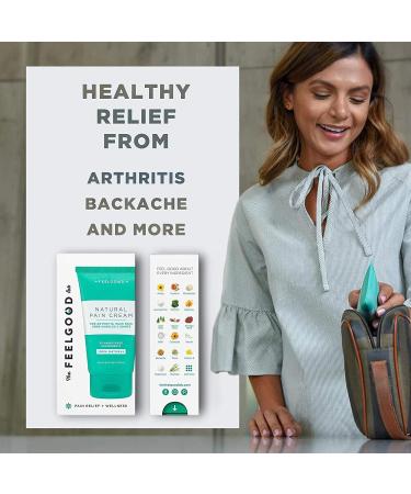Feel Good Lab Natural Pain Cream - Powerful Relief for Arthritis, Lower Back, Neck, Joint, and Knee Pain - 1.7oz - Buy Online on GoSupps.com