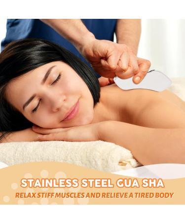 Shop Premium Gua Sha Tool | Metal Face & Body Massage Comb for Tightening & Reducing Swelling Internationally - Buy Online on GoSupps.com