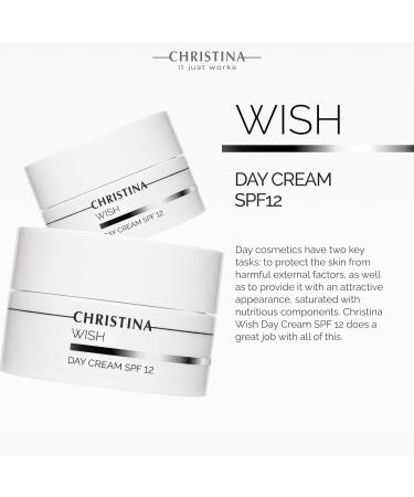 Buy CHRISTINA Wish Day Cream SPF 12 for Normal & Dry Skin - 50ml | International Shipping Available - Buy Online on GoSupps.com