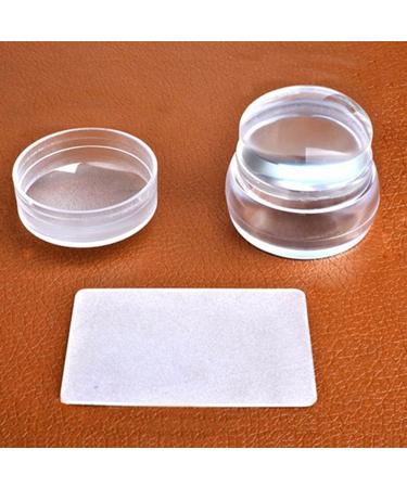 Bodhi2000 Transparent Nail Stamp Set | Silicone DIY Nail Art Stamping Scraper for Perfect Manicure - International Shipping Available - Buy Online on GoSupps.com
