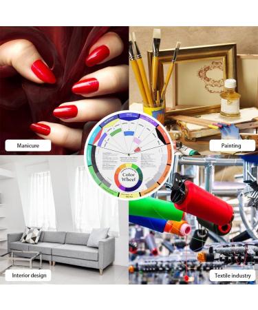 3 Pieces Creative Color Wheel for Art Class & Makeup Blending Board - 9 inch - Buy Online on GoSupps.com