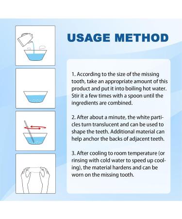 Punele Tooth Repair Set | Formable Artificial Teeth | Temporary Replacement for Missing Teeth | DIY Tooth Care Kit - Buy Online on GoSupps.com