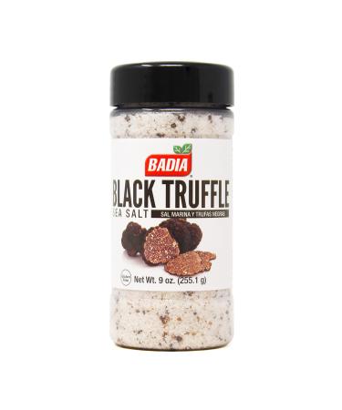 Black Truffle Sea Salt, 9 Ounce 9 Ounce (Pack of 1)