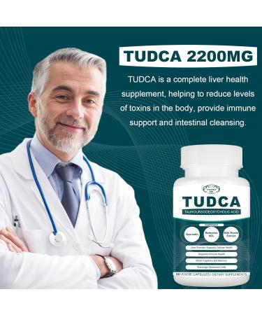 VITACRLLYNMN 2200MG TUDCA Liver Supplements - Bile Salts Supplement Complex for Liver Detox & Cleanse Gallbladder Cleanse Digestive Health 180 Capsules - Buy Online on GoSupps.com