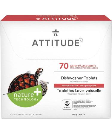 ATTITUDE Dishwasher Pods Naturally Derived Dishwashing Detergent Vegan and Plant-Based Dish Soap & Body Wash EWG Verified Shower Gel Dermatologically Tested Plant and Mineral-Based - Buy Online on GoSupps.com