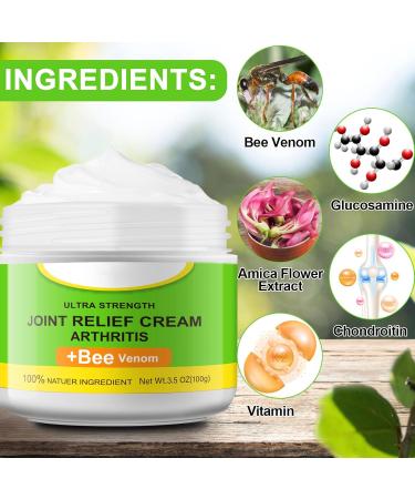 Hxtmkt Bienergiftsalbe - Joint & Bone Therapy Bee Cream for Arthritis Pain Relief | International Shipping - Buy Online on GoSupps.com