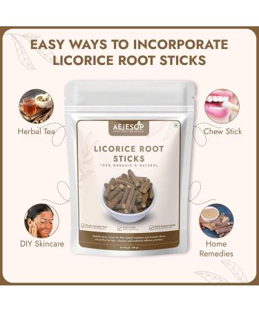 AEJESOP Licorice (Mulethi) Sticks 7oz(200g) - Buy Online on GoSupps.com