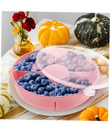 LABRIMP Candy Decor Box Dried Fruit Snack Box Food Serving Tray Plastic Candy Divided Serving Tray Pastry Stand Camping - Buy Online on GoSupps.com