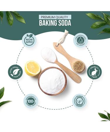 Baking Soda Sodium Bicarbonate 10kg Pure Baking Soda for Cleaning Baking Bath Bombs Odors and Teeth - Buy Online on GoSupps.com