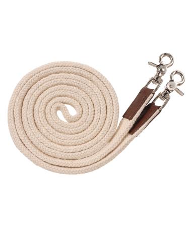 Tough 1 Royal King Deluxe Flat Roping/Contest Reins White - Buy Online on GoSupps.com