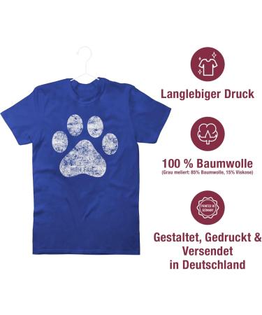Shirtracer Men's T-Shirt - High Five Dog Paw Gift for Dog Owners - Royal Blue 5XL & Large Sizes - Buy Online on GoSupps.com