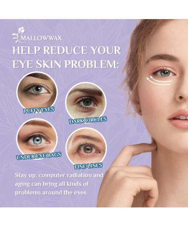 Mallowwax Lotus Under Eye Mask Patches - Targets Dark Shadows, Bags, Puffiness - Anti Wrinkle Pads Kit (20 Pairs) - Buy Online on GoSupps.com