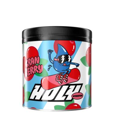 Holy Hydation 'Cranberry' |50 portions with valuable electrolytes & minerals |Hydration drink |Vegan with 100% natural fruit aromas (350g) Cranberry 350 g (1 Pack) - Buy Online on GoSupps.com