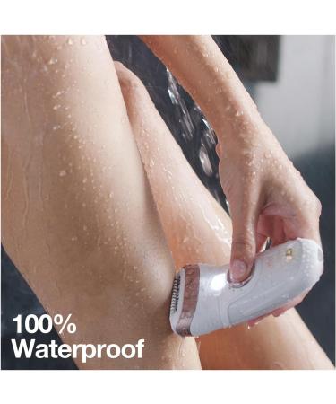 Braun Silk- pil 9-890 Epilator | Wireless Wet & Dry Hair Removal for Women | Includes Bikini Trimmer - White/Rose Gold - Buy Online on GoSupps.com