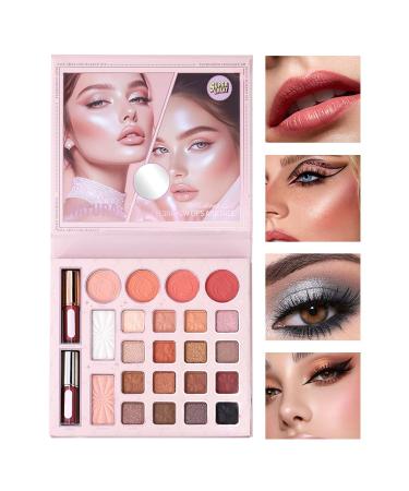 Palette de Fards Paupi res pour le Maquillage des Yeux 24 Couleurs aux Finitions Nacr Mat et Brillant - Palette De Maquillage - Pour Filles et Femmes Tenue Quotidienne F te d'Halloween
