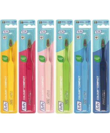 Buy TePe ColourTM Compact X-Soft Toothbrush - Green 1 Pack | Ideal for Sensitive Teeth - International Shipping - Buy Online on GoSupps.com