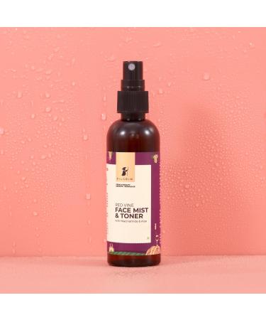 Pilgrim Red Vine Face Mist & Toner | Aloe Vera & Niacinamide | Hydrating & Pore-Minimizing Facial Mist | Refreshing Skin | 3.38 Fl Oz / 100ml - International Shipping Available - Buy Online on GoSupps.com