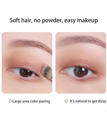 Eyeshadow Brush Small Brush Apply Makeup Brush Flat Blending Applicator Precision Crease Brush For Crease Eye Makeup Eyeliner Gothic Pencil Case One Size Black-a - Buy Online on GoSupps.com