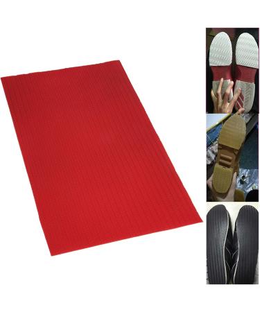 Cowhells Anti Skid Shoe Sole Pad - Wear Resistant Repair Tool for Casual & Sports Shoes | 58cm x 38cm x 2.2mm (Red) - International Shipping Available - Buy Online on GoSupps.com