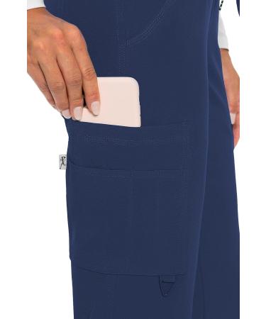 Med Couture Women's Activate Collection Flow Cargo Pants - Medium Navy - Buy Online on GoSupps.com