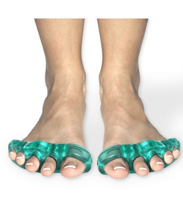head2toes Silicone Gel Toe Separators  Flexible & Easy To Clean Toe Spacers Health Care Products  Toe Separator For Men and Women  Doctor Designed Gel Toe Straighteners/Corrector