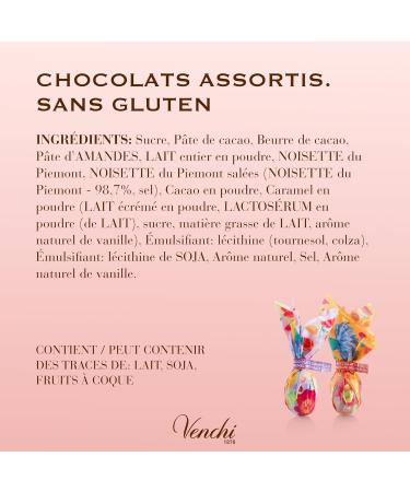 Venchi - Bo te en Forme de Lapin avec 6 ufs en Chocolat Saveurs Assorties avec "Noisettes Du Pi mont" Sans Gluten 66 gr Collection P ques Id e Cadeau - Buy Online on GoSupps.com