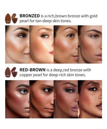 SUMEITANG Liquid Highlight & Bronzer Illuminator Stick - Red Brown - Buy Online on GoSupps.com