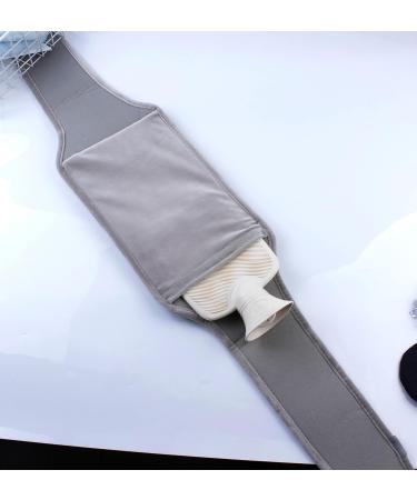 Heat Bottle Belt 1L Rubber Hot Water Bottle with Lid | 3-in-1 Set for Neck Shoulder Waist & Back Warmth International Shipping Available - Buy Online on GoSupps.com